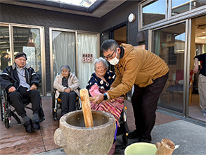 クリスマス会&餅つき