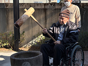 クリスマス会&餅つき